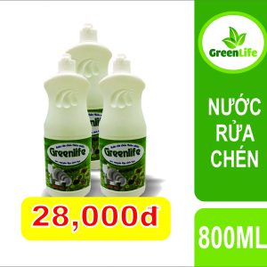 Nước rửa chén thiên nhiên 60% Greenlife