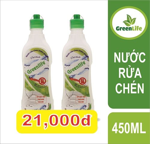 Nước rửa chén thiên nhiên 450ml