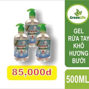 Nước rửa tay khô hương bưởi Greenlife 500ml